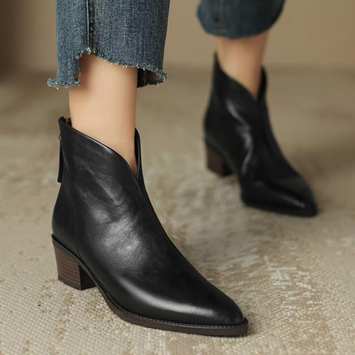 MAISON LUMIÈRE | Bottines Élégantes en Cuir
