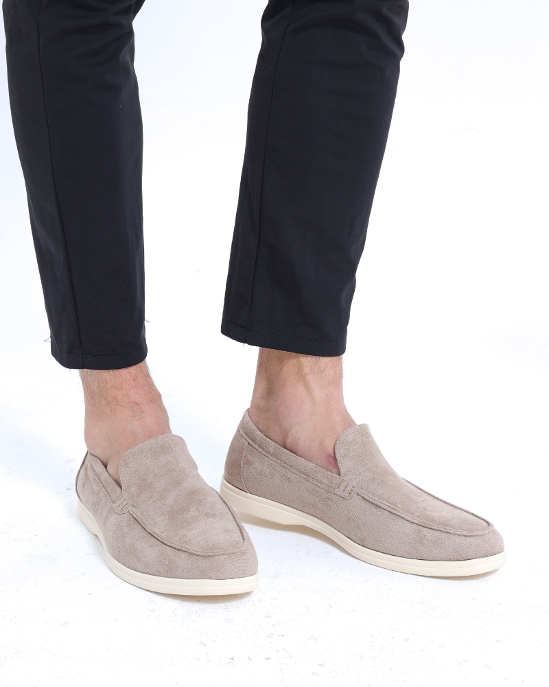 MAISON LUMIÈRE | MOCASSINS EN CUIR SUEDE
