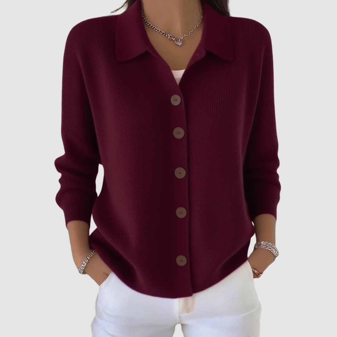 Cardigan en maille boutonné Riah™