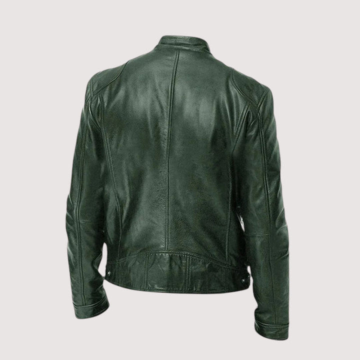 MAISON LUMIÈRE | VESTE EN CUIR HAUT DE GAMME ÉLÉGANTE POUR HOMME
