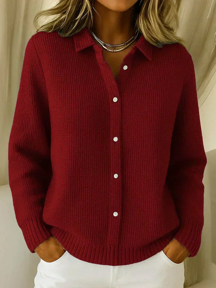 MAISON LUMIÈRE | Cardigan Maille Texturée Boutonné Catherine