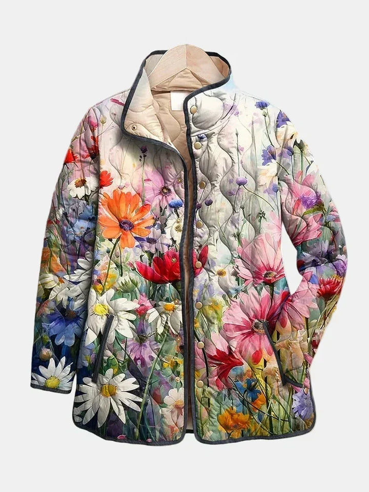 MAISON LUMIÈRE | Veste Matelassée Fleurs des Champs Manon