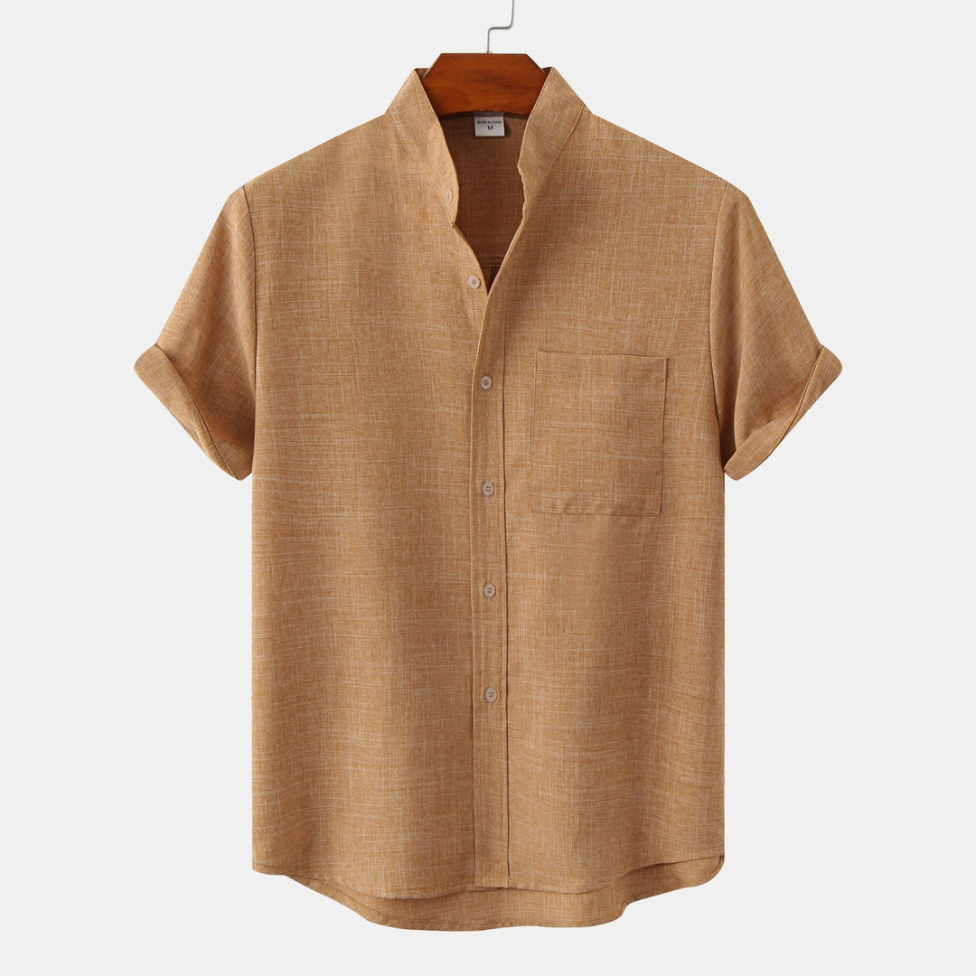 Cazel | Chemise en coton unie avec boutons