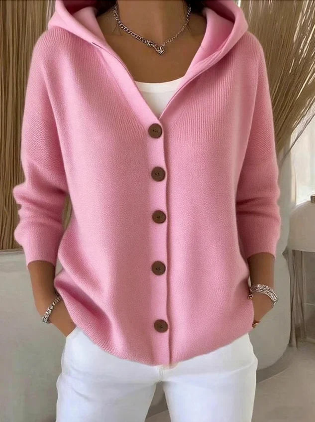 Teri | Cardigan pour femme à manches longues avec capuche