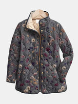 MAISON LUMIÈRE | Veste Matelassée Fleurs Séchées Nathalie