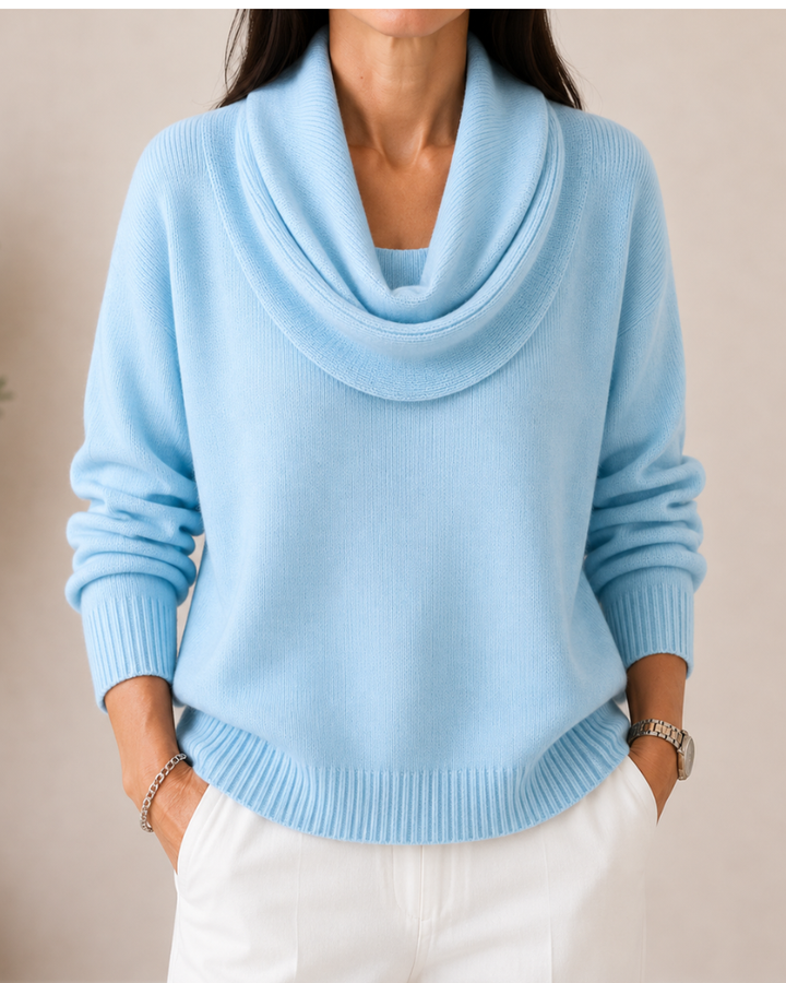 Caralina™ | Pull en maille élégant à col bénitier