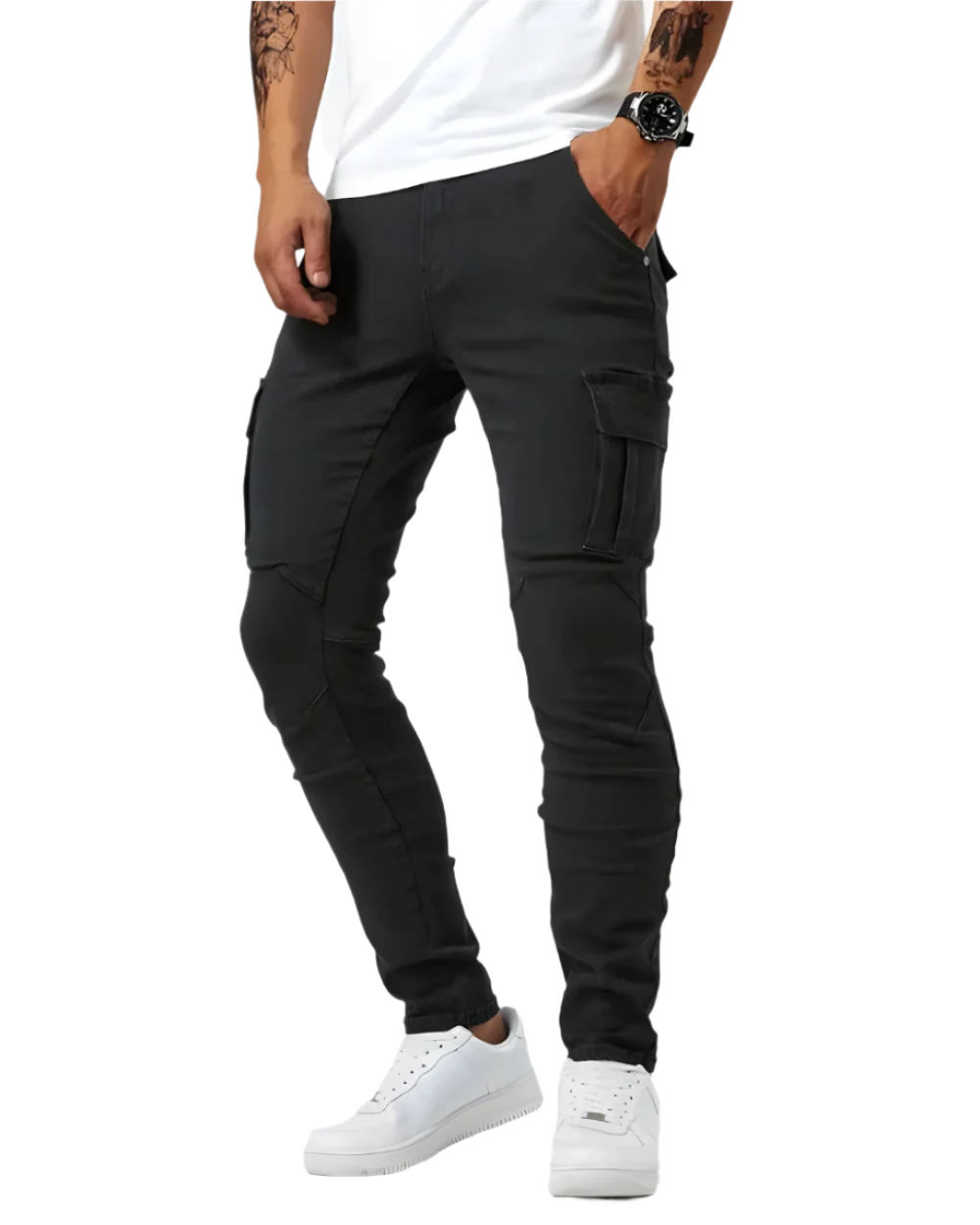 MAISON LUMIÈRE | PANTALON CARGO STRETCH