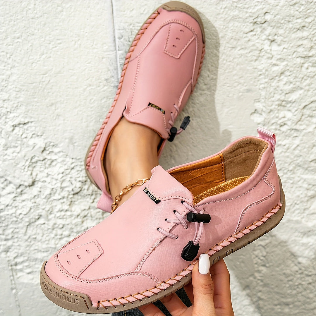 MAISON LUMIÈRE | Mocassins Confort Piqués Main Mathilde