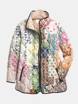 MAISON LUMIÈRE | Veste Matelassée Patchwork Bohème Florence