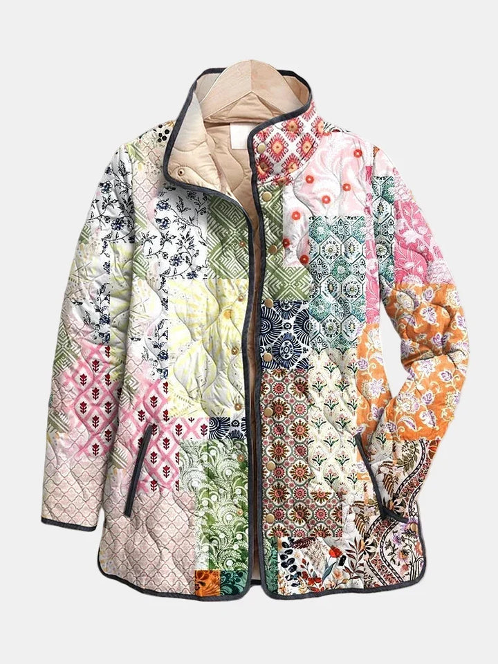MAISON LUMIÈRE | Veste Matelassée Patchwork Bohème Florence