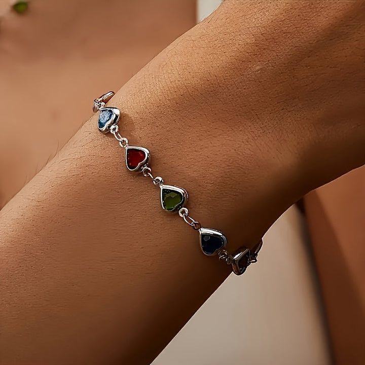 Bracelet unique en forme de cœur