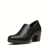 MAISON LUMIÈRE | Mocassins à Talon Bloc Confort Margot