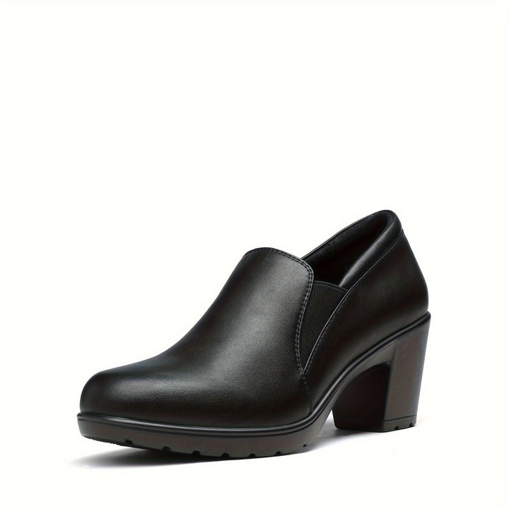 MAISON LUMIÈRE | Mocassins à Talon Bloc Confort Margot