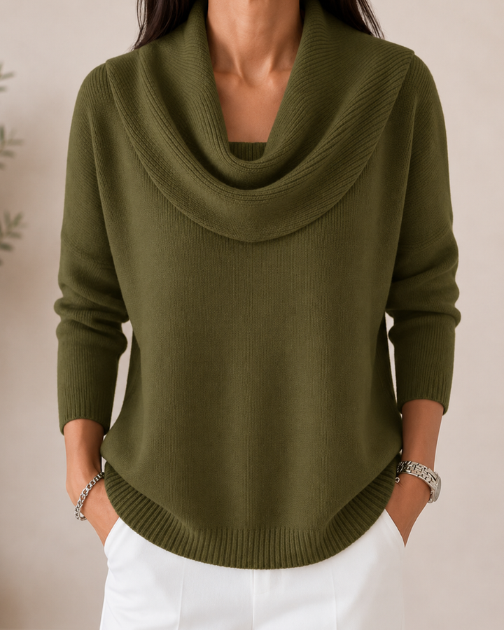 Caralina™ | Pull en maille élégant à col bénitier