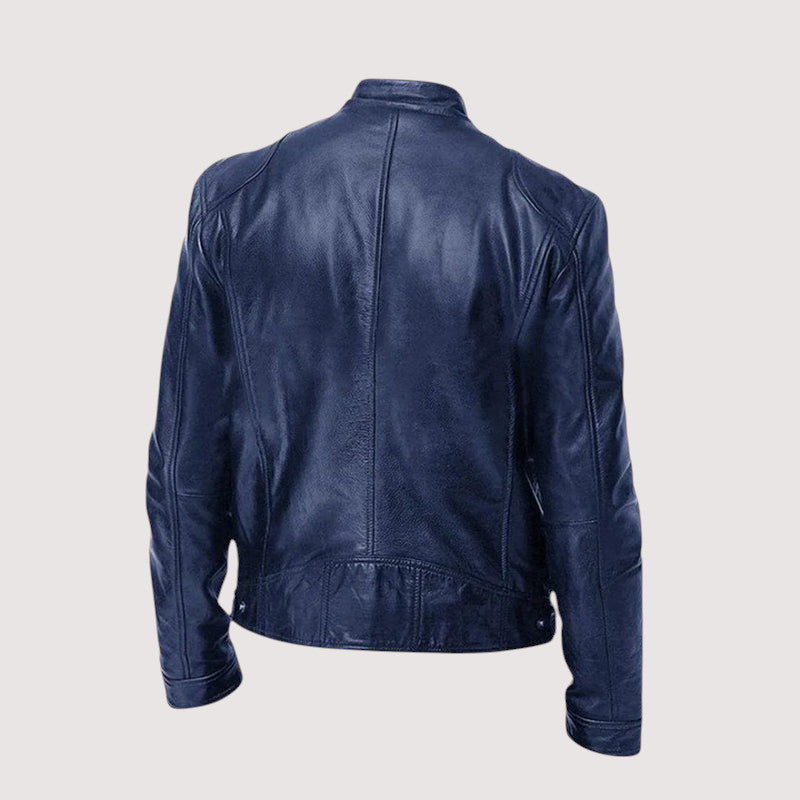 MAISON LUMIÈRE | VESTE EN CUIR HAUT DE GAMME ÉLÉGANTE POUR HOMME