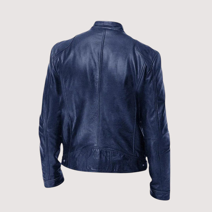MAISON LUMIÈRE | VESTE EN CUIR HAUT DE GAMME ÉLÉGANTE POUR HOMME