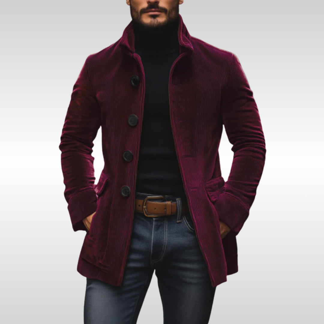 MAISON LUMIÈRE | VESTE EN COTON CORDÉE POUR HOMME