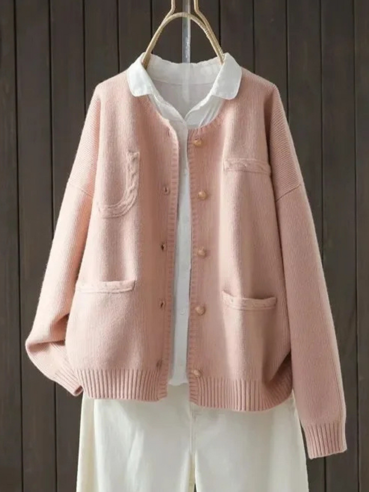 MAISON LUMIÈRE | Cardigan Doux à Poches Camille