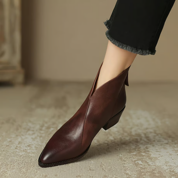 MAISON LUMIÈRE | Bottines Élégantes en Cuir