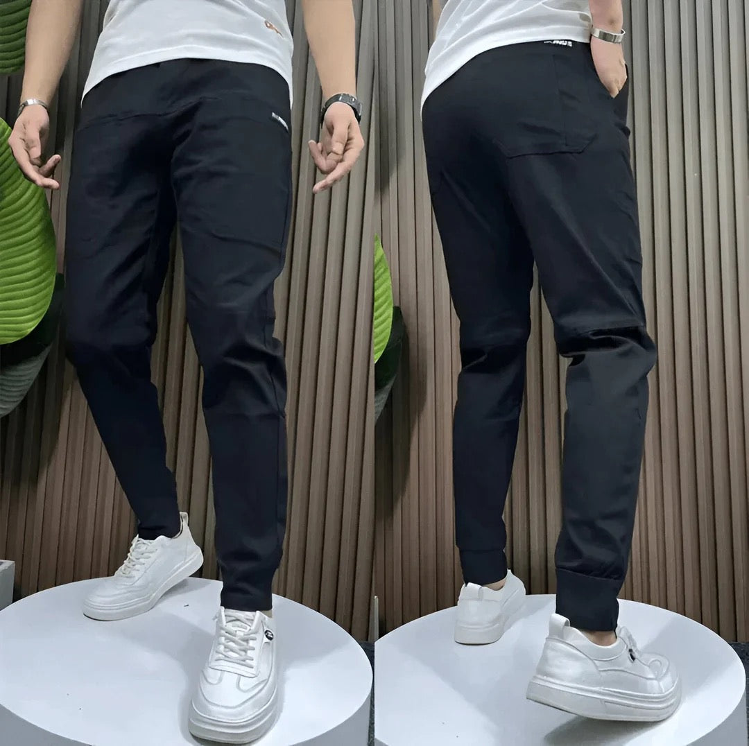 MAISON LUMIÈRE | PANTALON CARGO ÉLASTIQUE PREMIUM