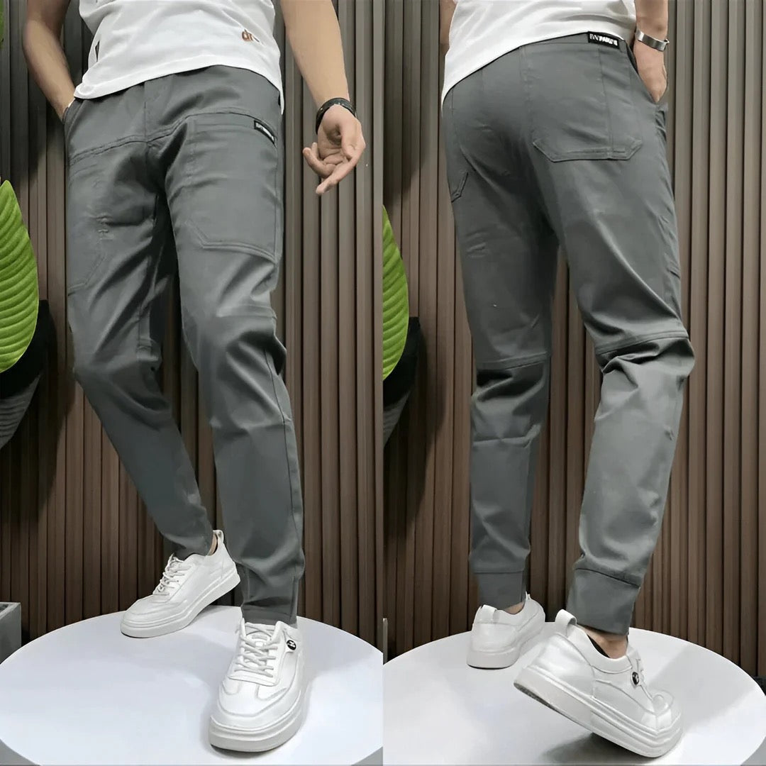 MAISON LUMIÈRE | PANTALON CARGO ÉLASTIQUE PREMIUM