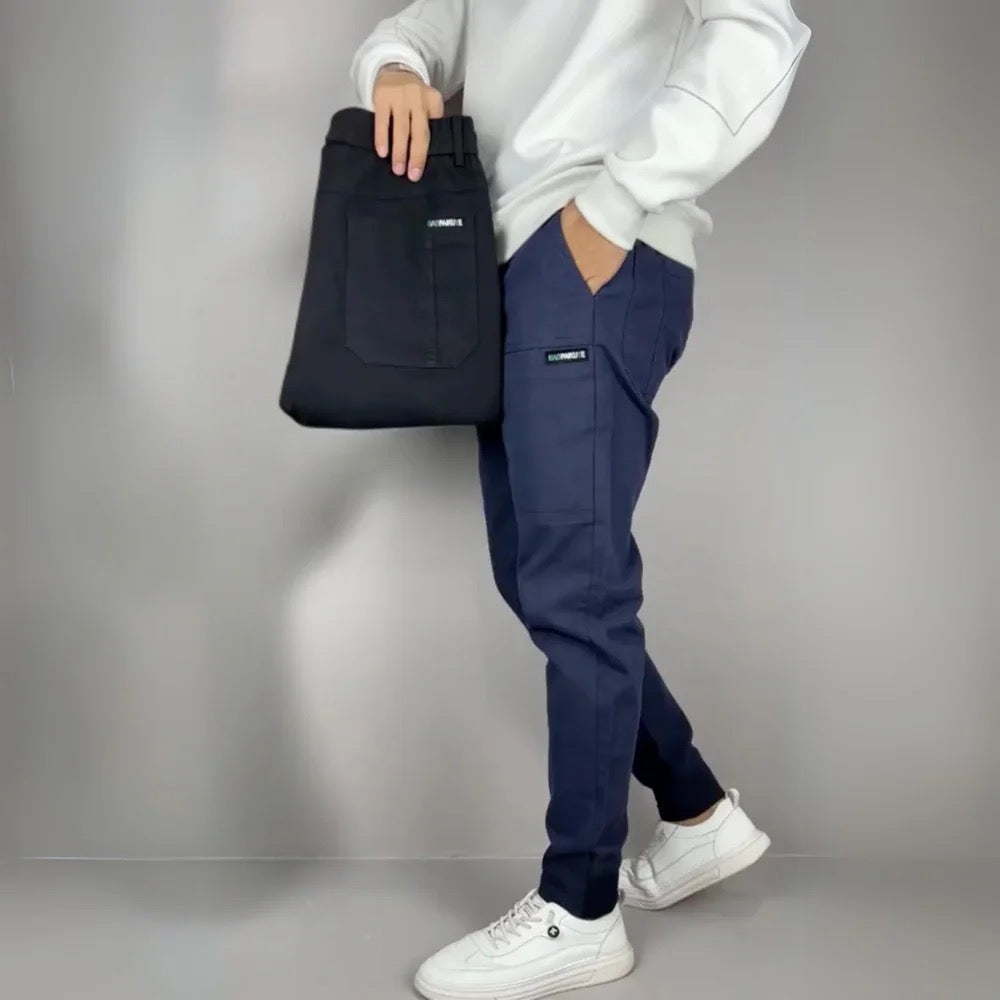 MAISON LUMIÈRE | PANTALON CARGO ÉLASTIQUE PREMIUM