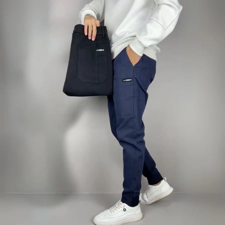 MAISON LUMIÈRE | PANTALON CARGO ÉLASTIQUE PREMIUM