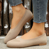 MAISON LUMIÈRE | Ballerines Souples en Maille Brigitte