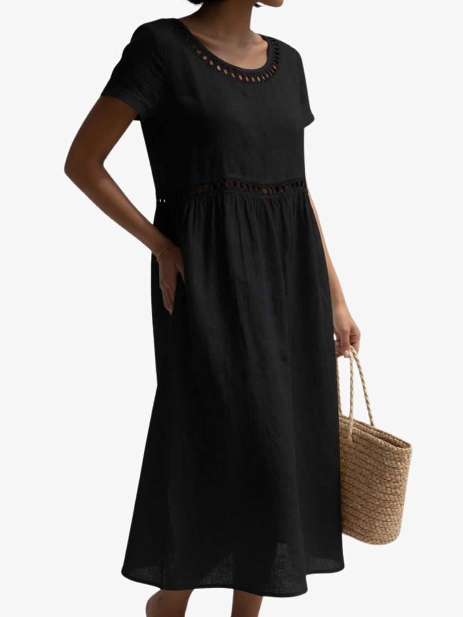 MAISON LUMIÈRE | ROBE BRODÉE POUR FEMME