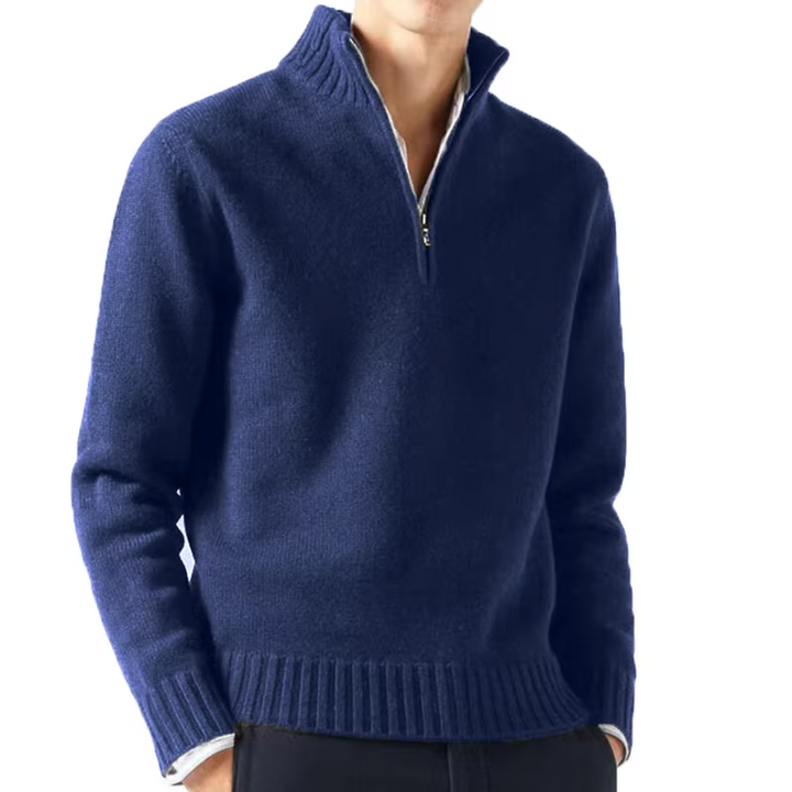 MAISON LUMIÈRE | DOLCEVITA EN LAINE AVEC ZIP POUR HOMME
