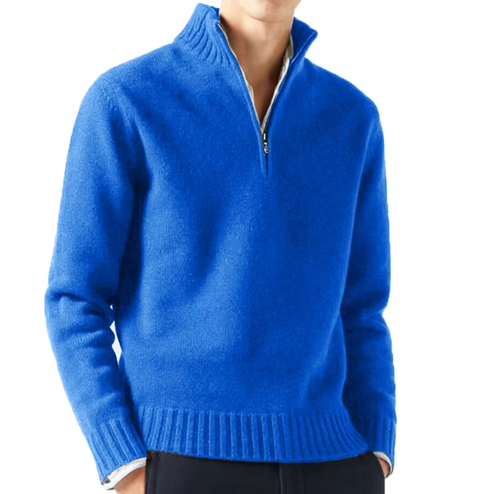 MAISON LUMIÈRE | DOLCEVITA EN LAINE AVEC ZIP POUR HOMME