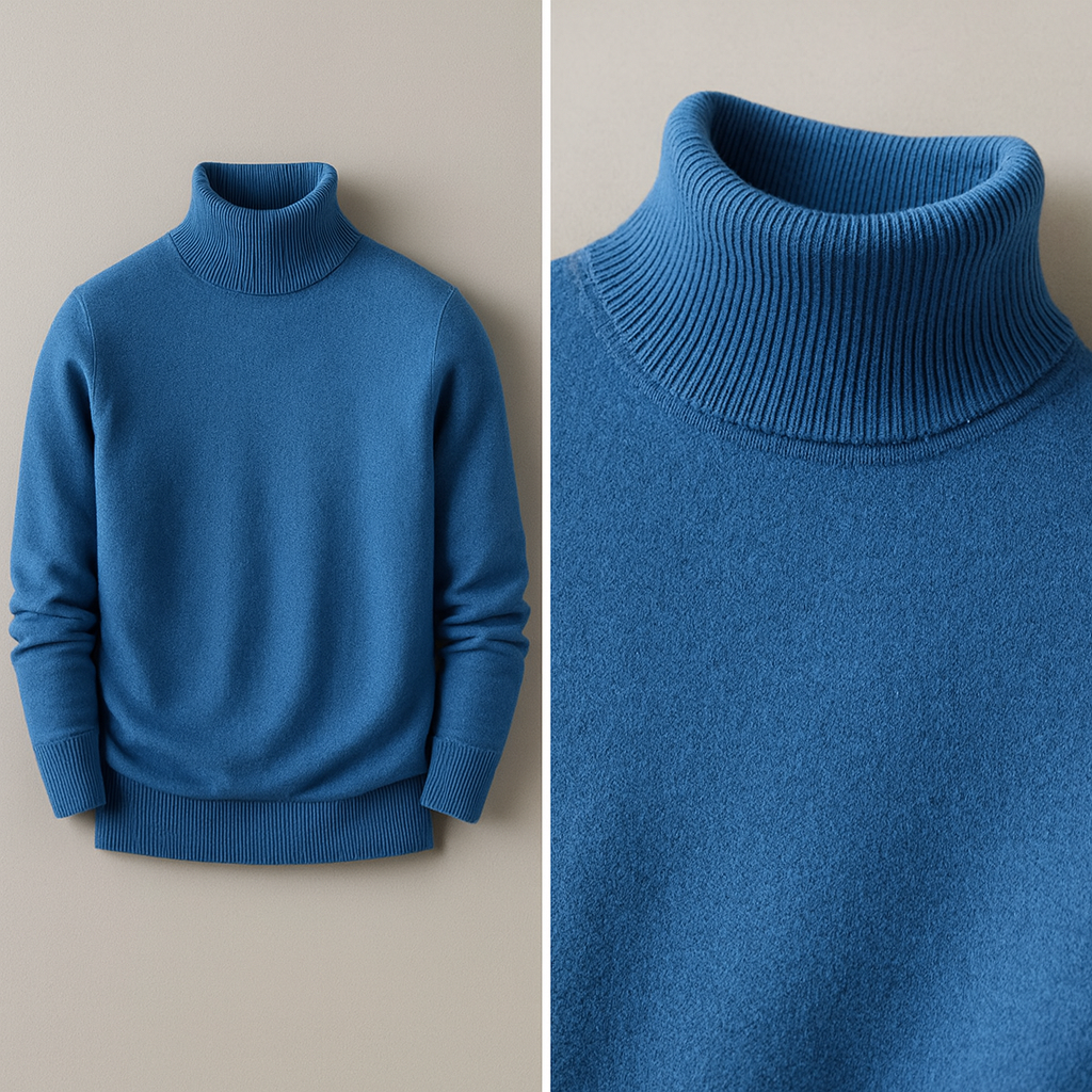 MAISON LUMIÈRE | PULL À COL MONTANT POUR HOMME