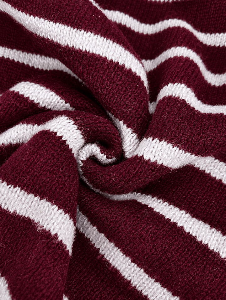 Mabel | Cardigan en maille rayé