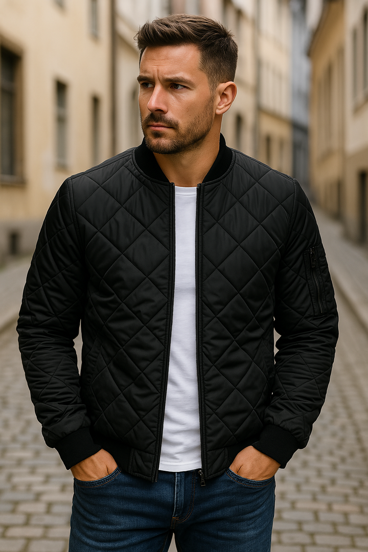 Cazel | Veste en coton à motif losange