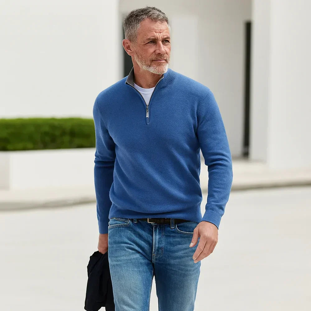 MAISON LUMIÈRE | PULL ZIPPÉ POUR HOMME