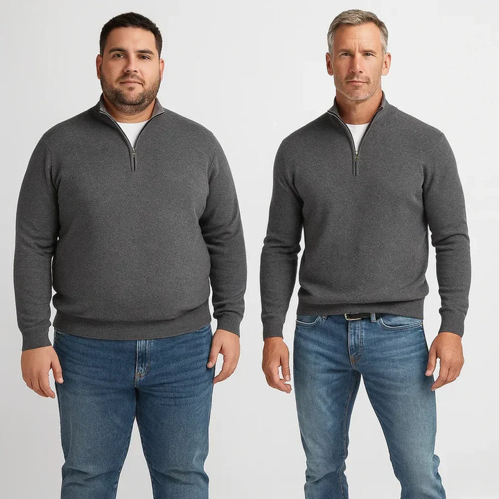 MAISON LUMIÈRE | PULL ZIPPÉ POUR HOMME