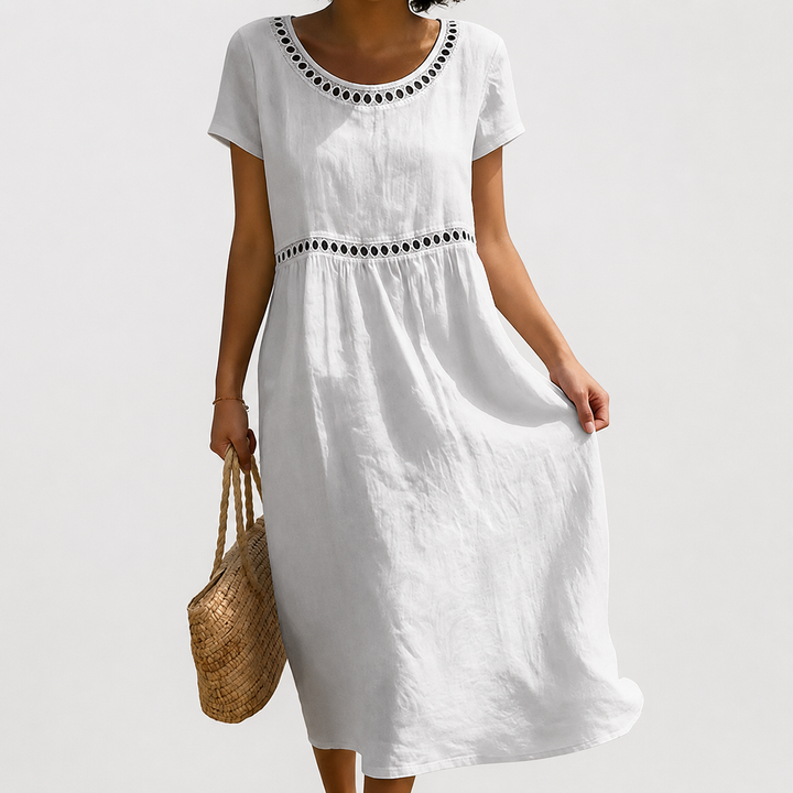 MAISON LUMIÈRE | ROBE BRODÉE POUR FEMME