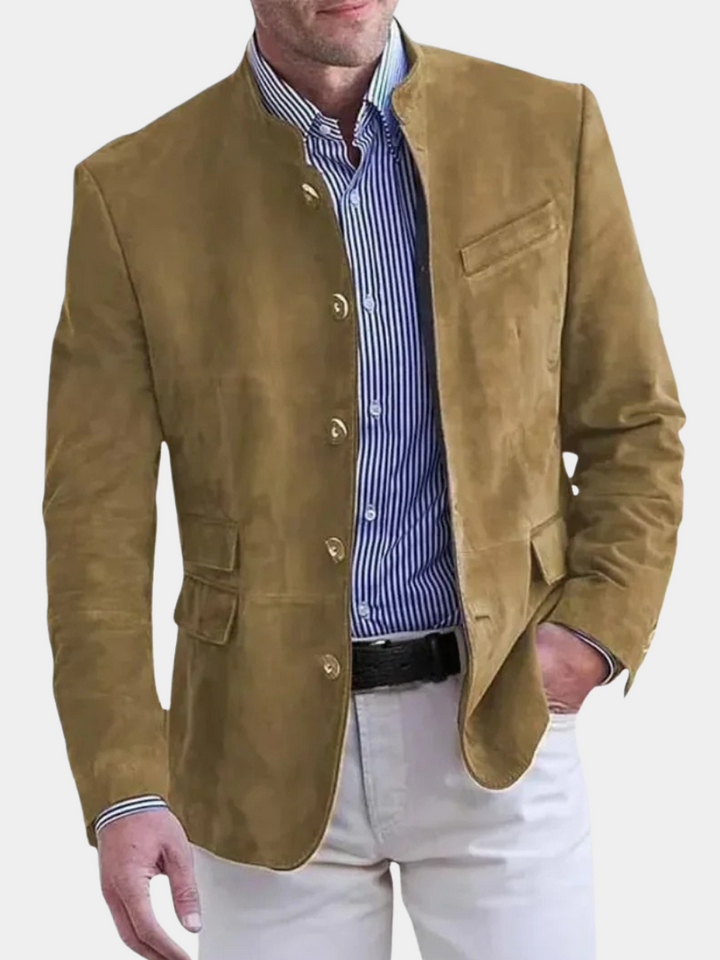 MAISON LUMIÈRE | VESTE EN CUIR SUEDE