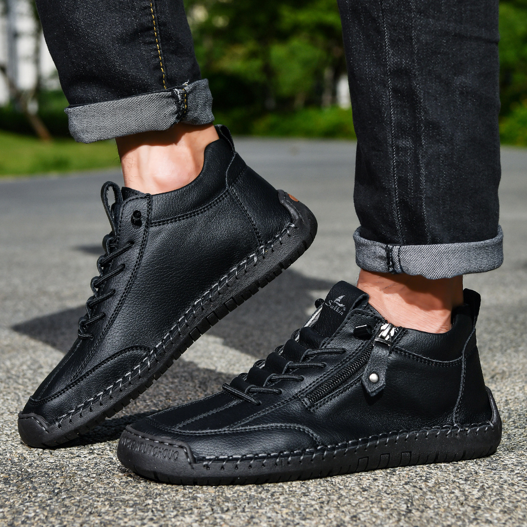 MAISON LUMIÈRE | CHAUSSURES EN NABUK AVEC ZIP POUR HOMME