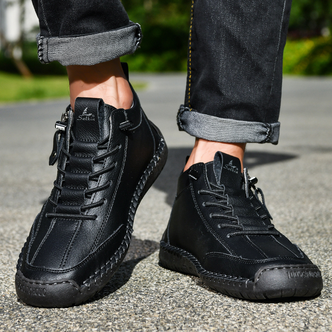 MAISON LUMIÈRE | CHAUSSURES EN NABUK AVEC ZIP POUR HOMME