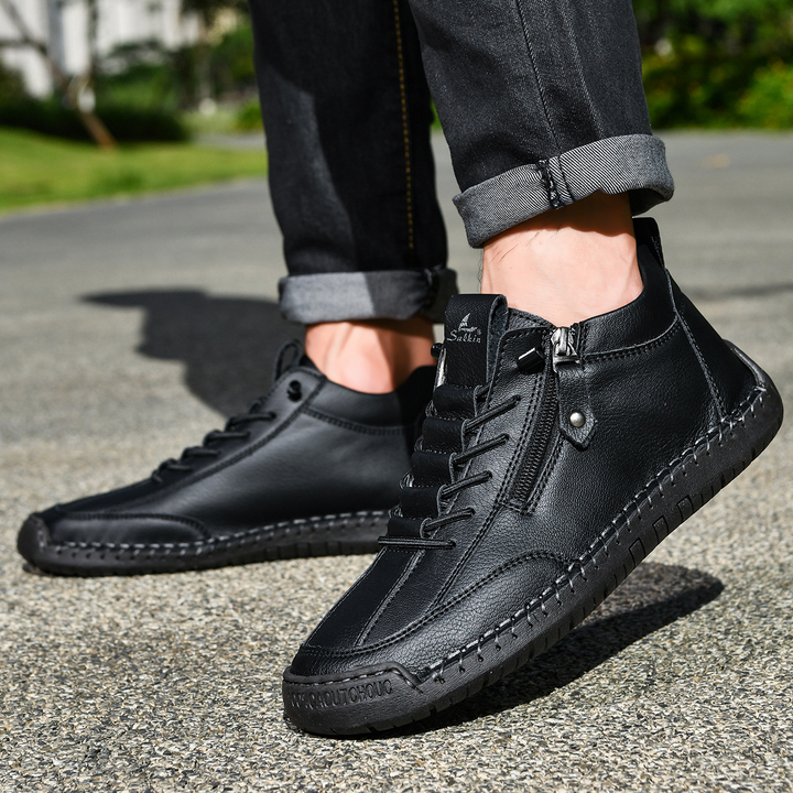 MAISON LUMIÈRE | CHAUSSURES EN NABUK AVEC ZIP POUR HOMME