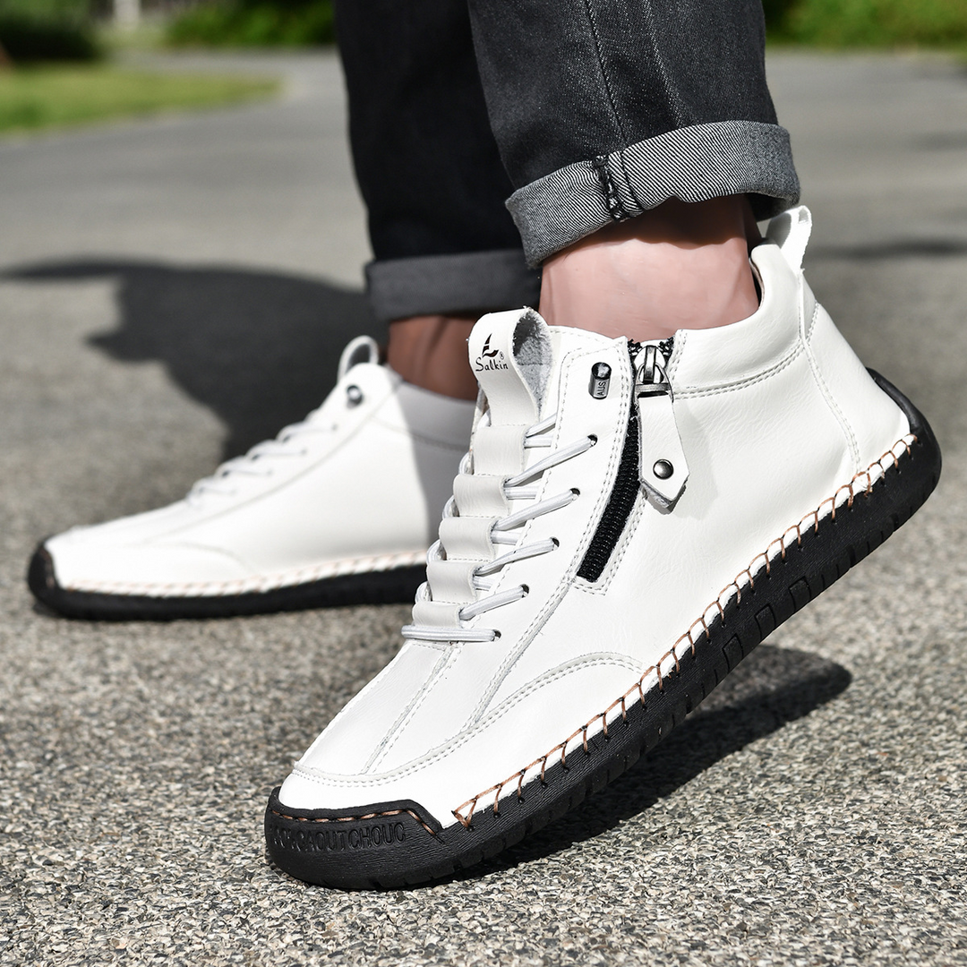 MAISON LUMIÈRE | CHAUSSURES EN NABUK AVEC ZIP POUR HOMME