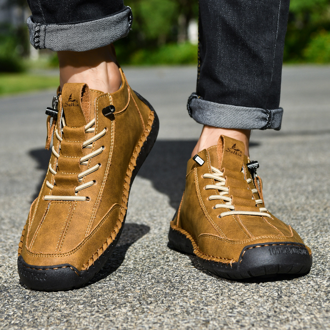 MAISON LUMIÈRE | CHAUSSURES EN NABUK AVEC ZIP POUR HOMME