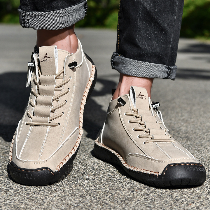 MAISON LUMIÈRE | CHAUSSURES EN NABUK AVEC ZIP POUR HOMME