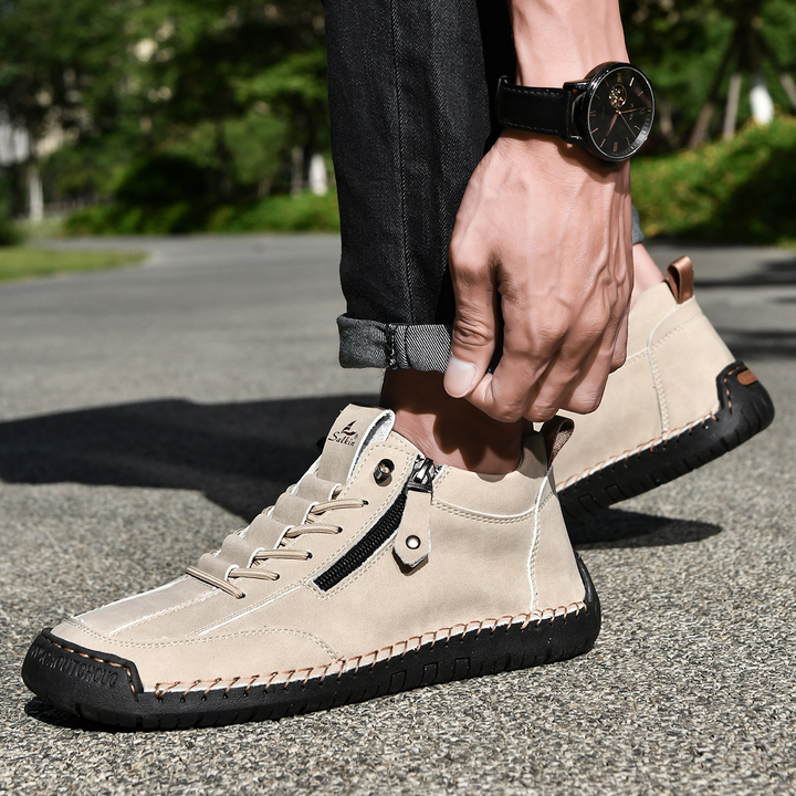 MAISON LUMIÈRE | CHAUSSURES EN NABUK AVEC ZIP POUR HOMME