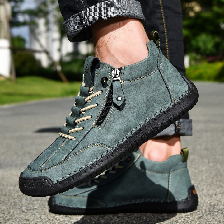 MAISON LUMIÈRE | CHAUSSURES EN NABUK AVEC ZIP POUR HOMME