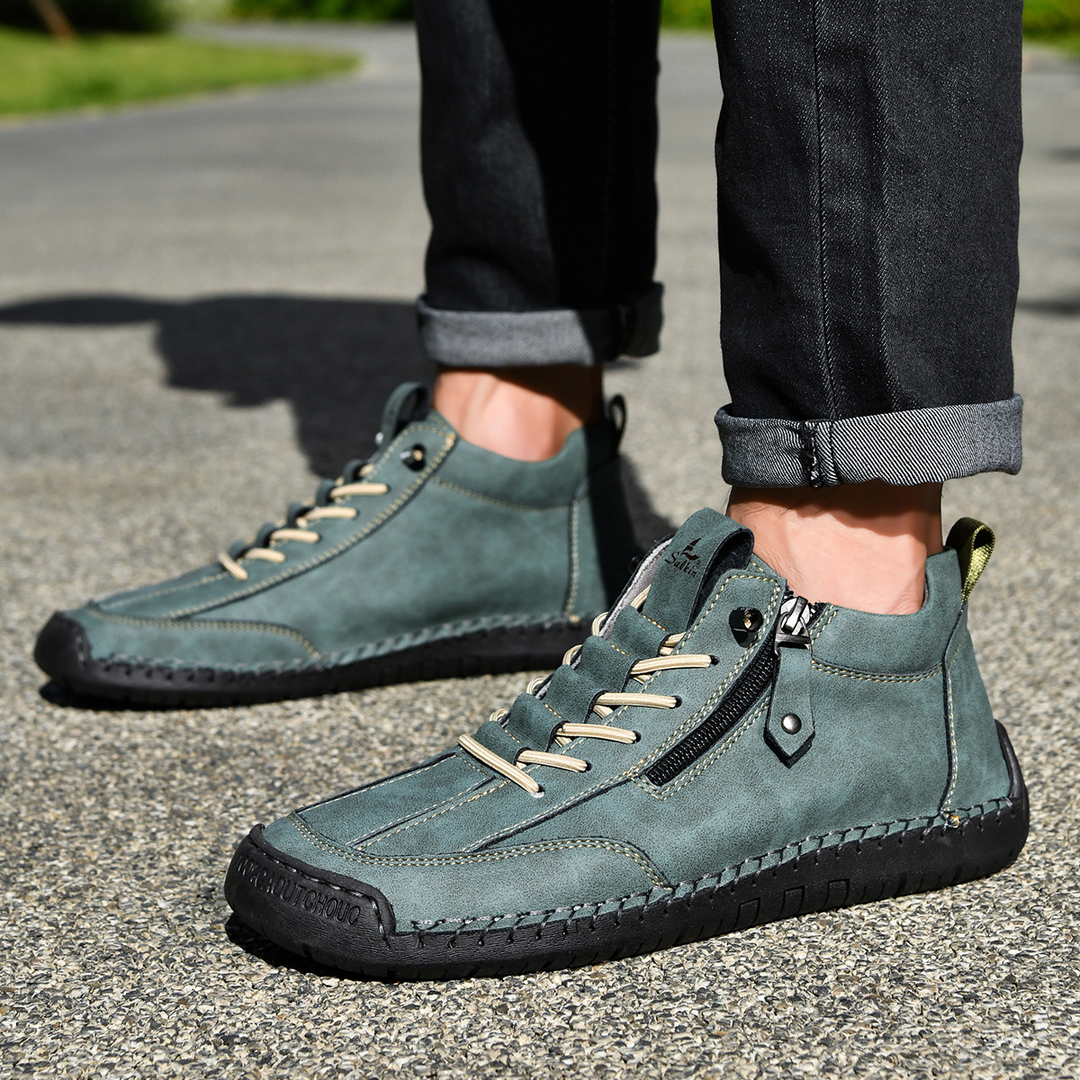 MAISON LUMIÈRE | CHAUSSURES EN NABUK AVEC ZIP POUR HOMME