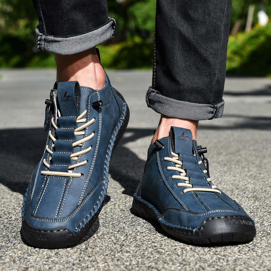 MAISON LUMIÈRE | CHAUSSURES EN NABUK AVEC ZIP POUR HOMME