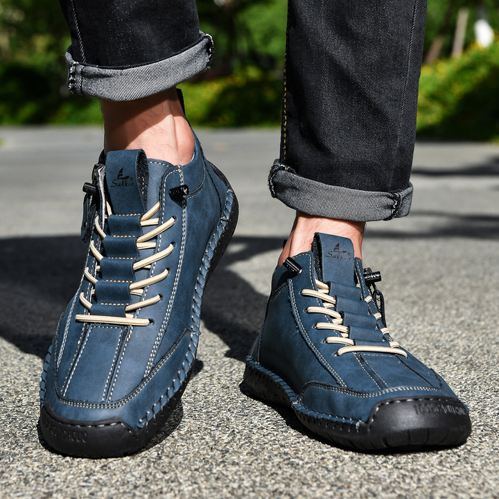 MAISON LUMIÈRE | CHAUSSURES EN NABUK AVEC ZIP POUR HOMME