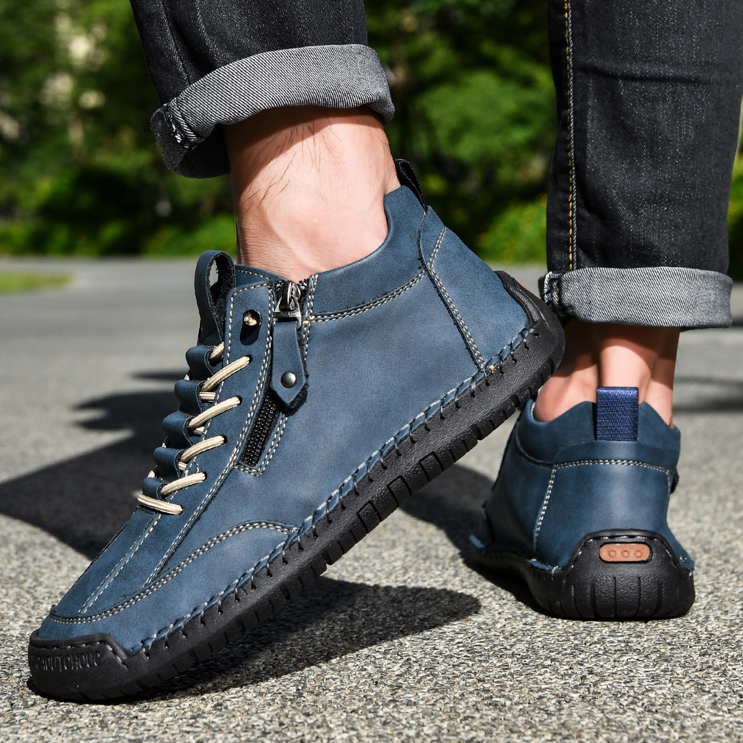 MAISON LUMIÈRE | CHAUSSURES EN NABUK AVEC ZIP POUR HOMME